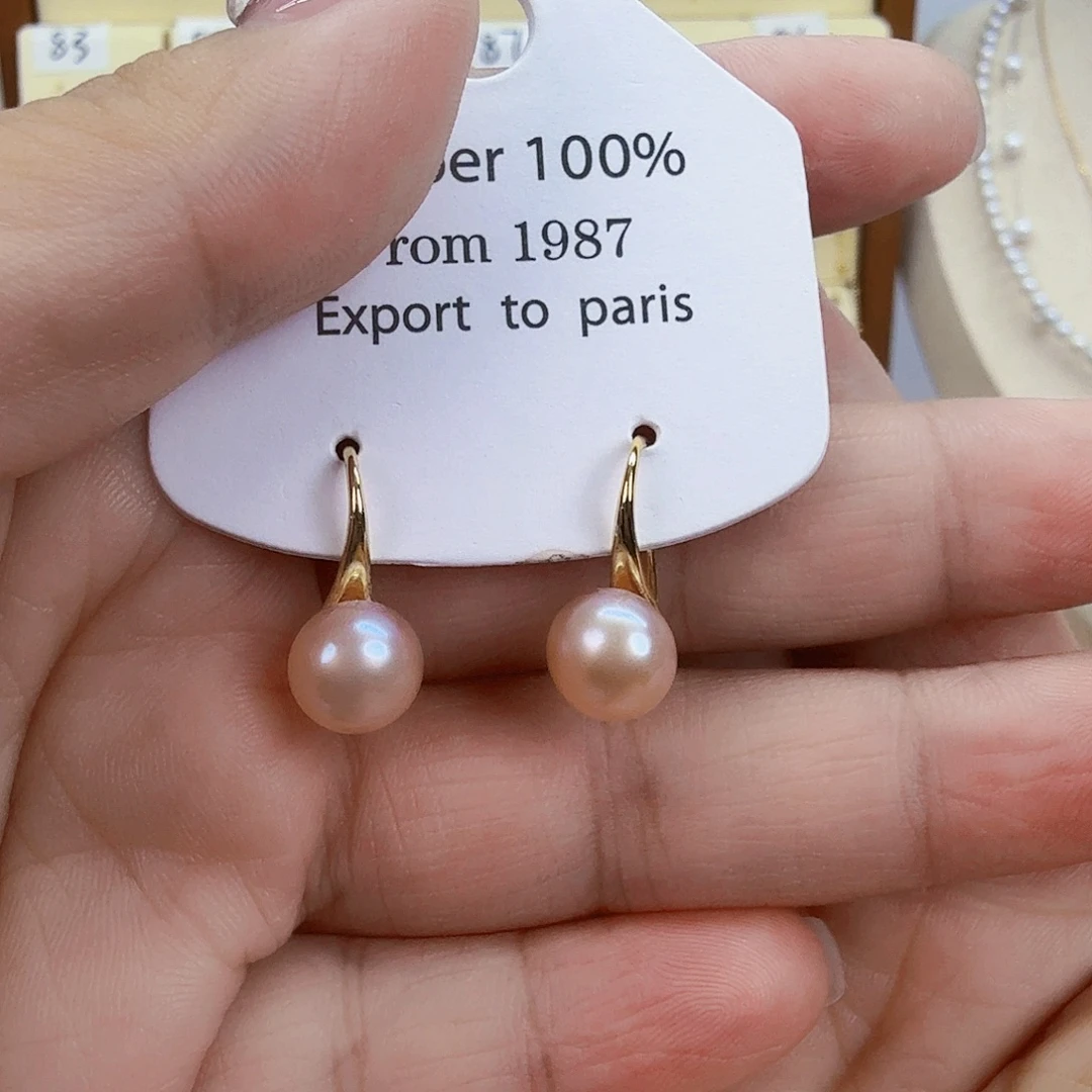 淡水珍珠耳饰未镶嵌