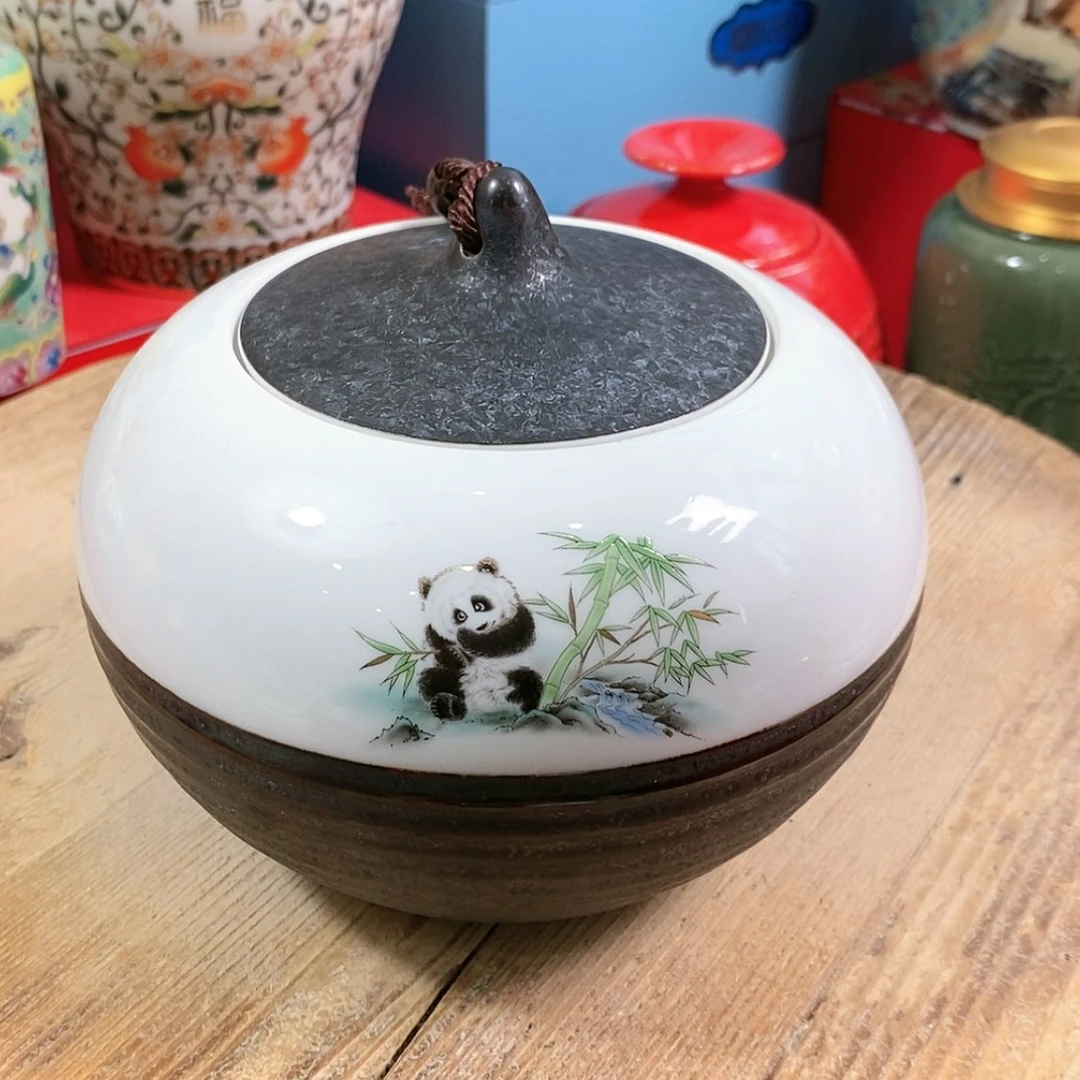 【闪购商品】瓷片陶瓷茶叶罐密封罐
