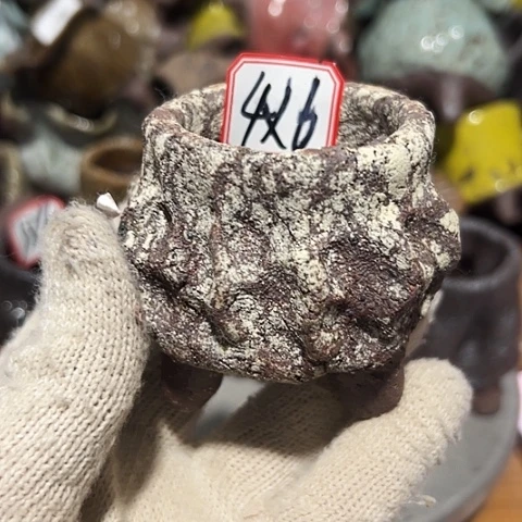 春***白粗陶花盆制作就这样了