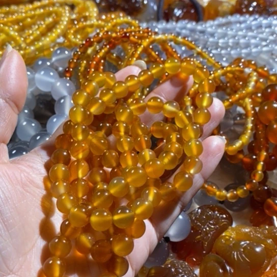 未镶嵌玛瑙手链玛瑙/玉髓红***星