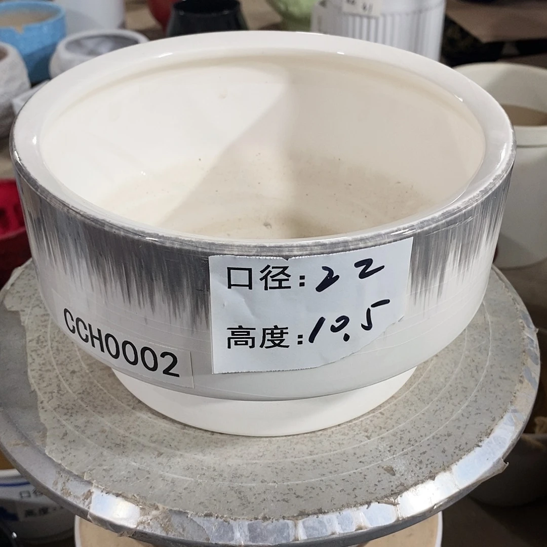 【闪购商品】陶瓷微瑕花盆-CCH002-1个中号