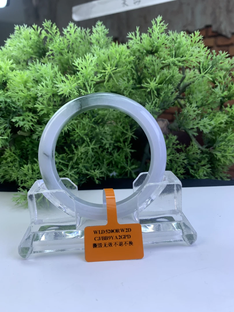 【刘思懿】天然缅甸A货翡翠手镯-N-6