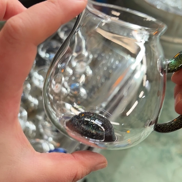 玻璃手工艺品玻璃茶器清悦黑星空