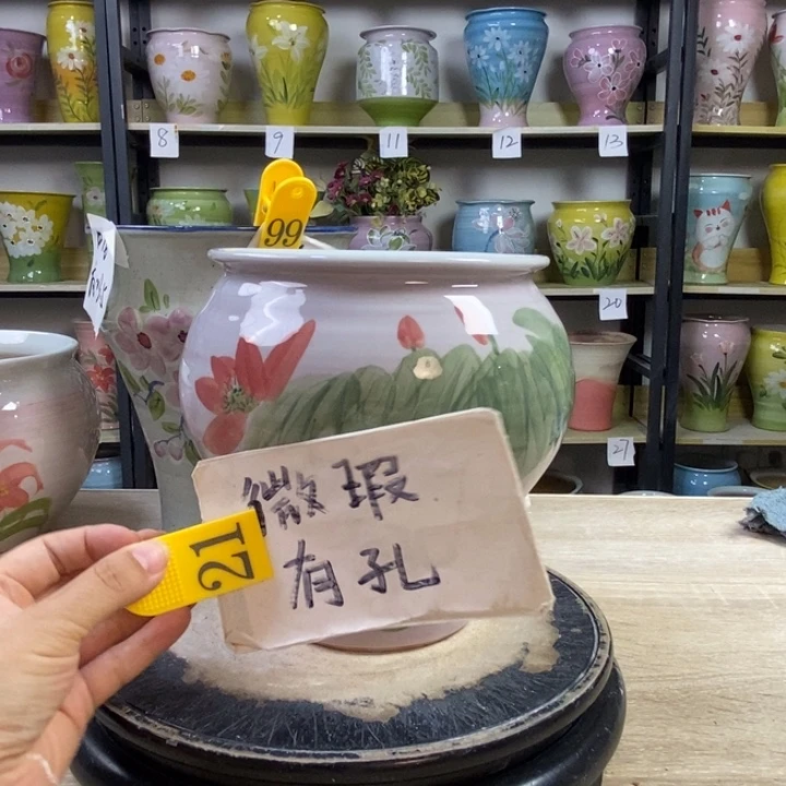 景德镇高温陶瓷花盆