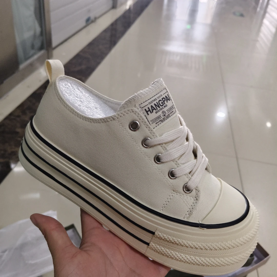 四公分厚底帆布鞋99-26