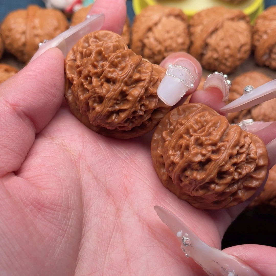 好***。把件文玩核桃全品桃心宫灯40