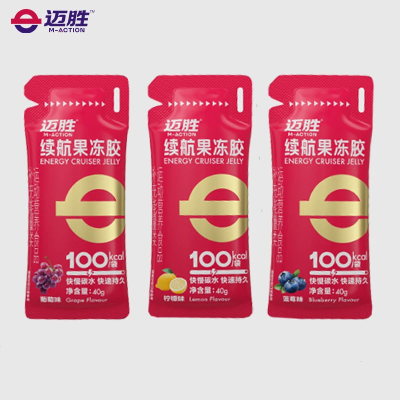 迈胜续航果冻胶水果口味能量胶马拉松运动风味饮料