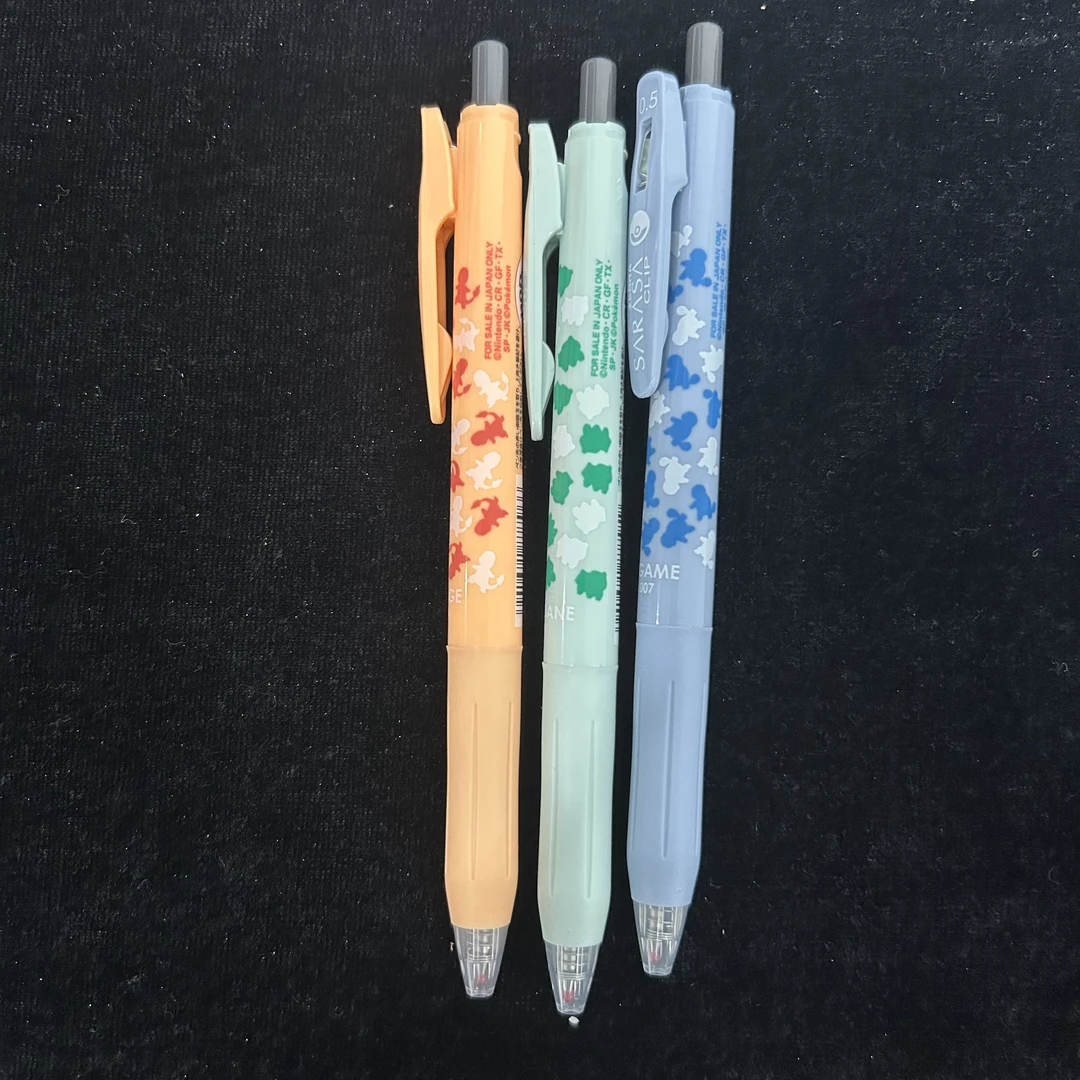 斑马限定宝可梦皮卡丘联名中性笔 到手1支