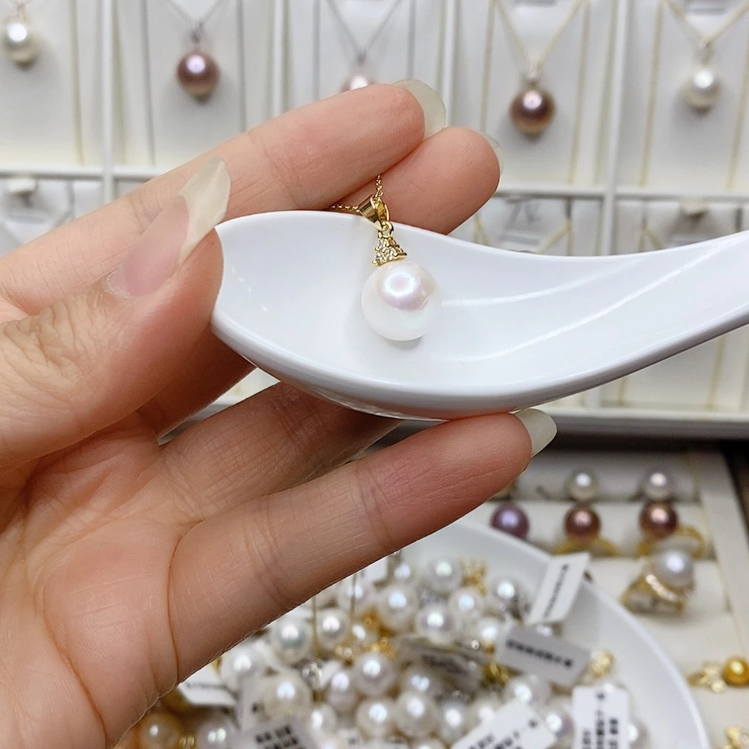 淡水珍珠未镶嵌吊坠(赠链)