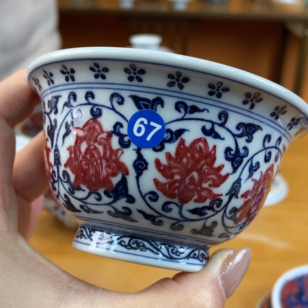 手绘现代茶具非古董