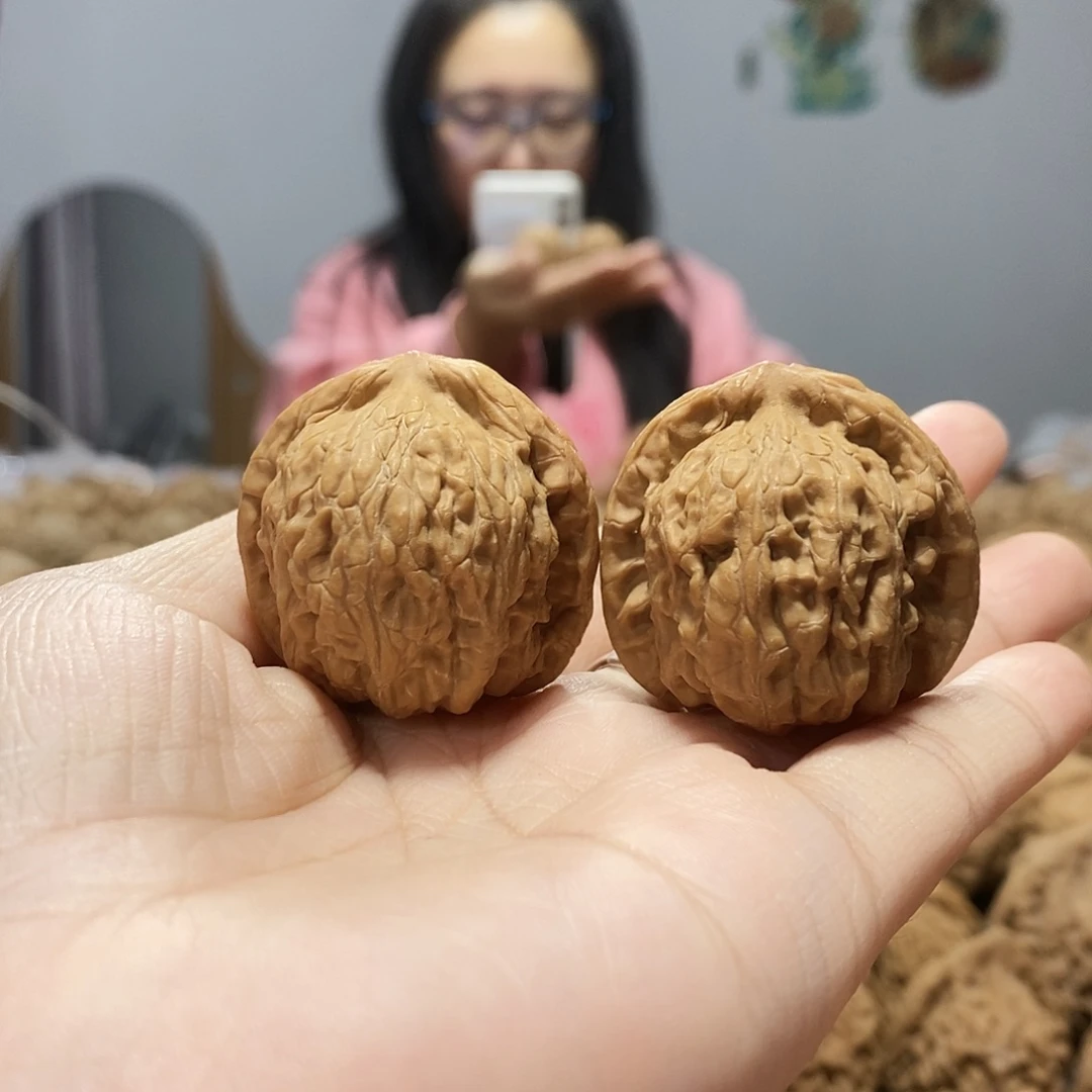 吊坠文玩核桃狼牙山35