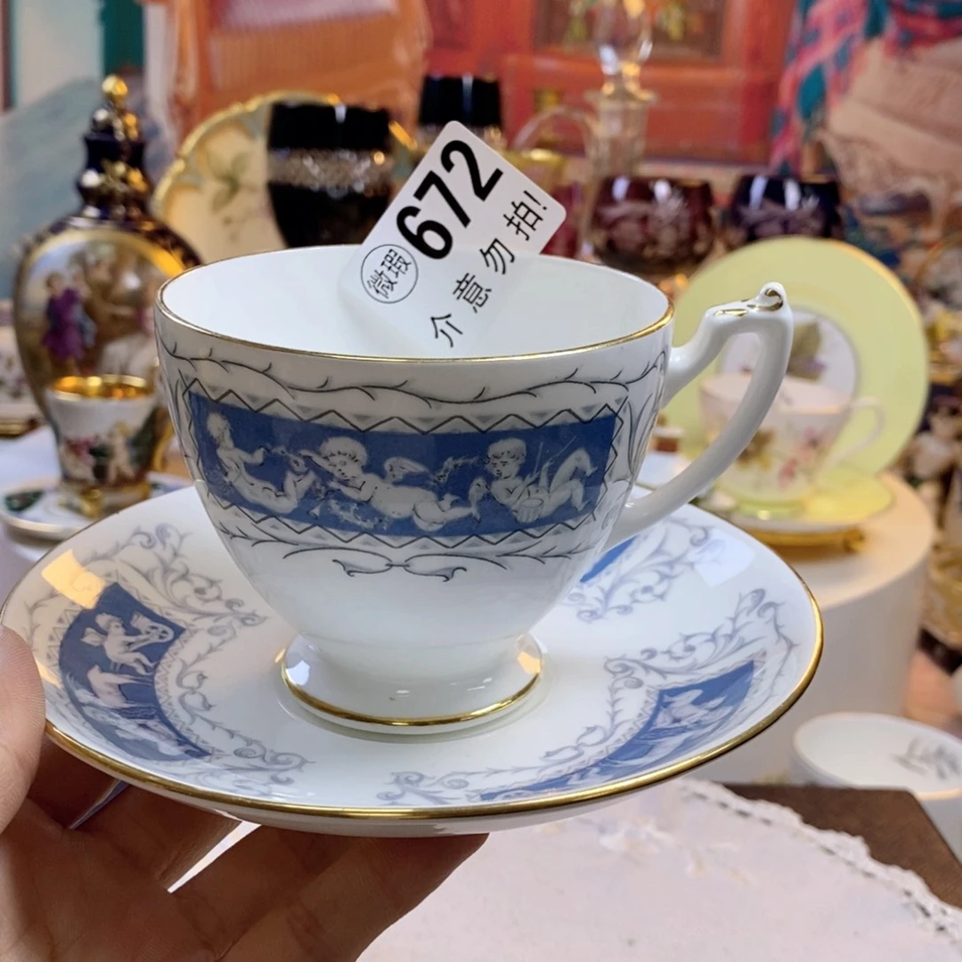 瓷片瓷器欧瓷咖啡杯水晶杯
