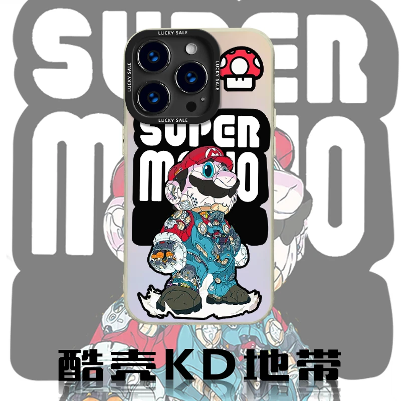 马里奥-时尚LS散热创意爆款适用男苹果华为OPPO小米VIVO手机壳