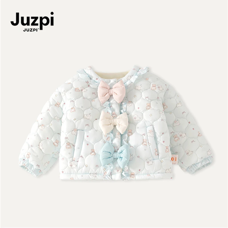 橘止皮·女童棉衣外套2025秋季新款韩版ins宝宝棉服上衣QW252185