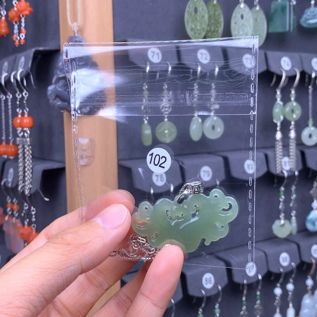 和田玉耳饰银S925镶嵌余**漫