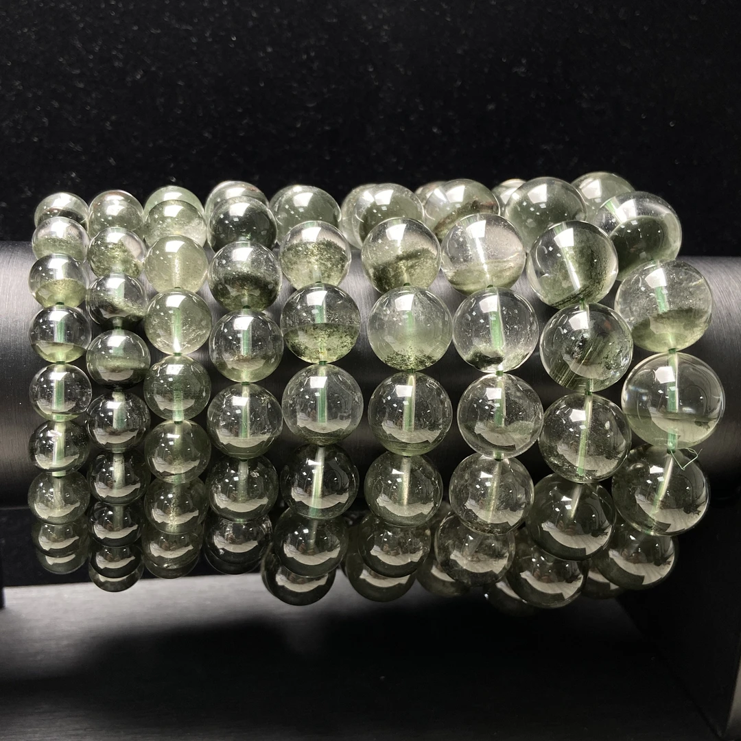 【星浩珠宝】绿幽灵手串23-7T144H413【多样性发一件】9mm-17mm可选