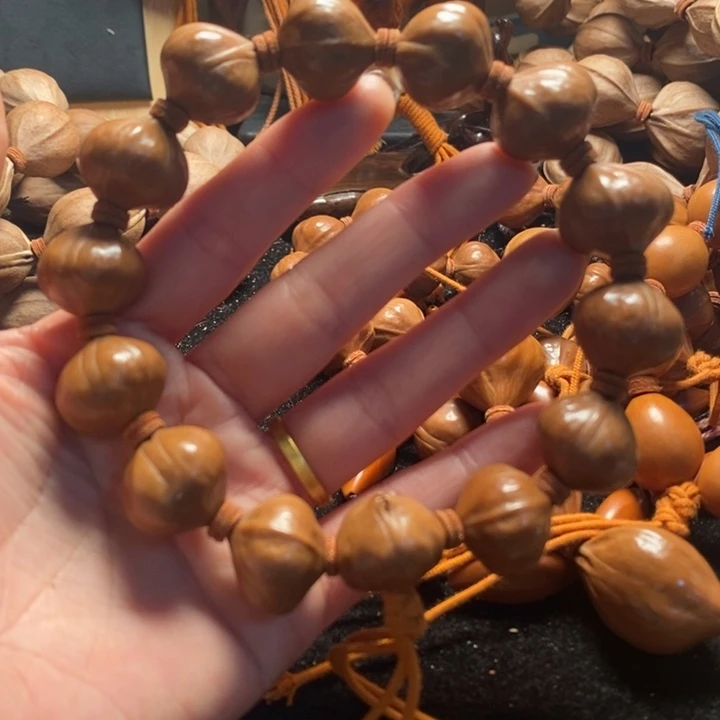 橄榄核手串/手链蜜桃十三颗