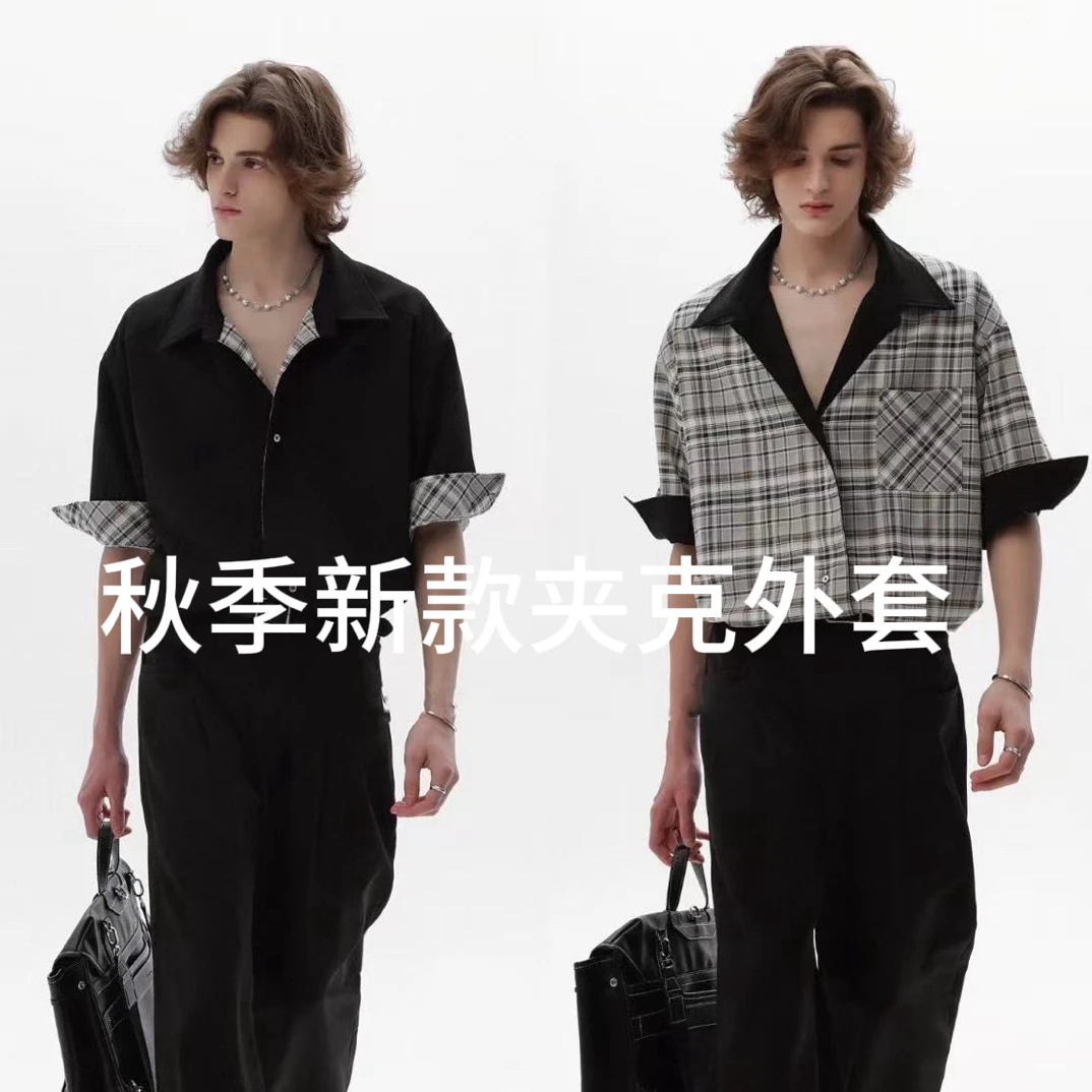 刘少【19】秋季新款时尚休闲刺绣针织百搭潮流夹克外套SH-127