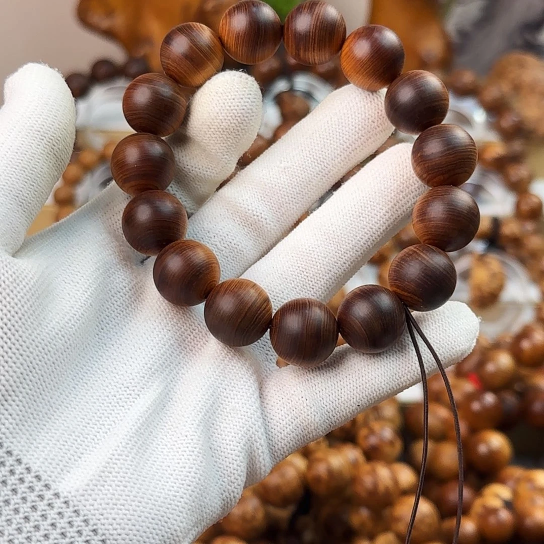 柏木（崖柏）手串/手链阿*碩太行崖柏1.5黑油