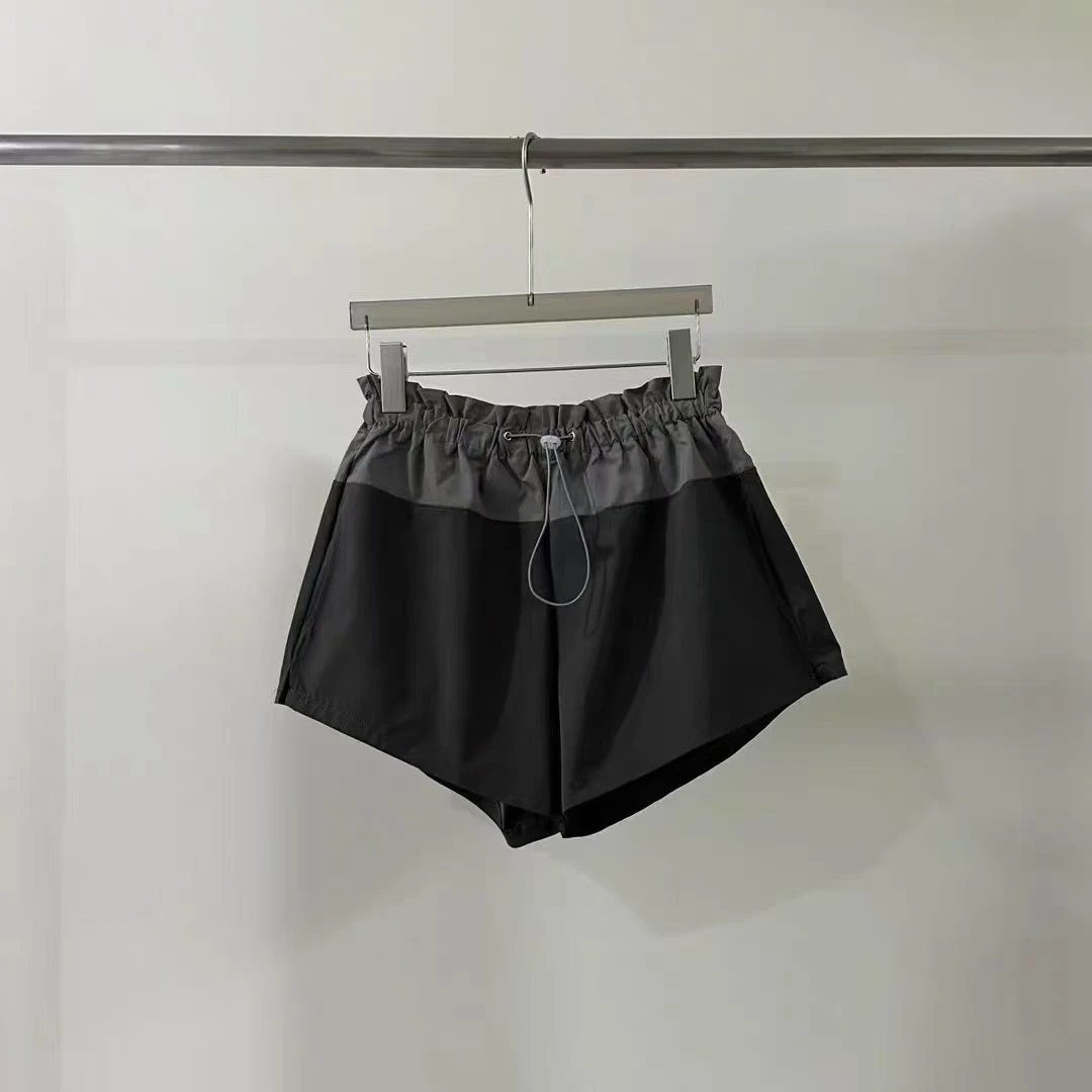 现PRETZEL韩国东大门代购女装新品25夏人气时尚拼色短裤