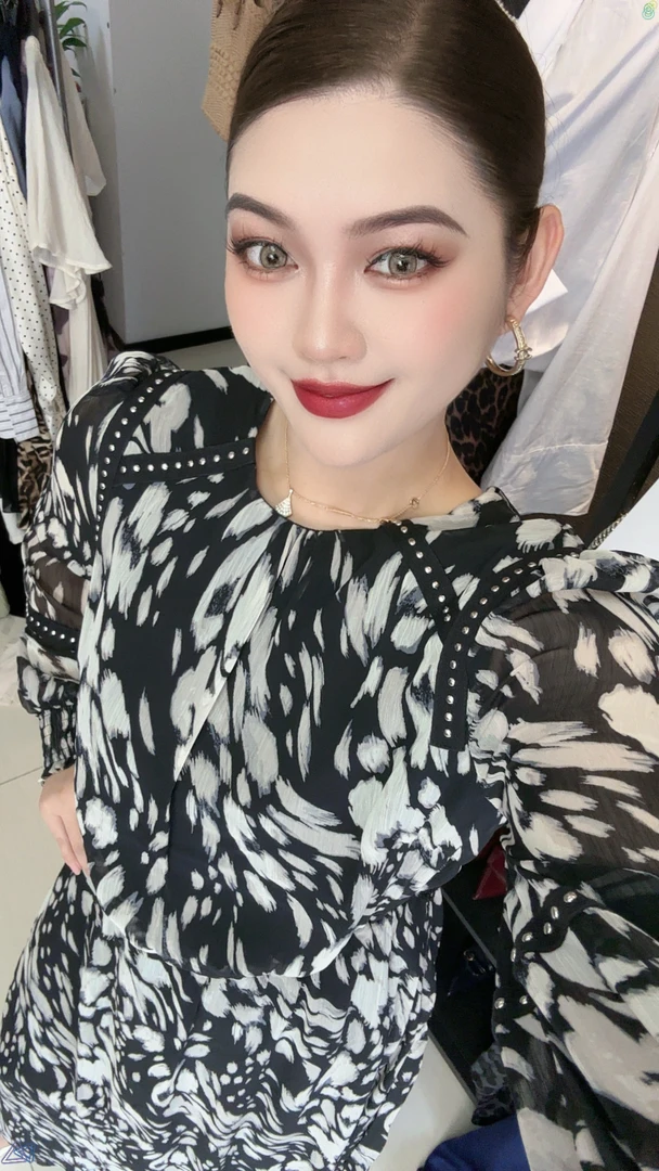 SUSU 大牌黑白公主连衣裙