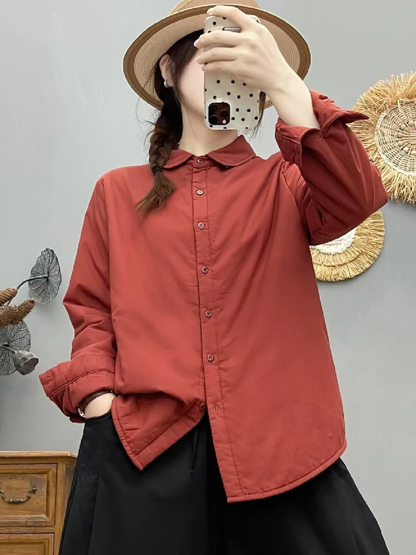 全棉衬衣长袖气质纯色秋季 11.14下午