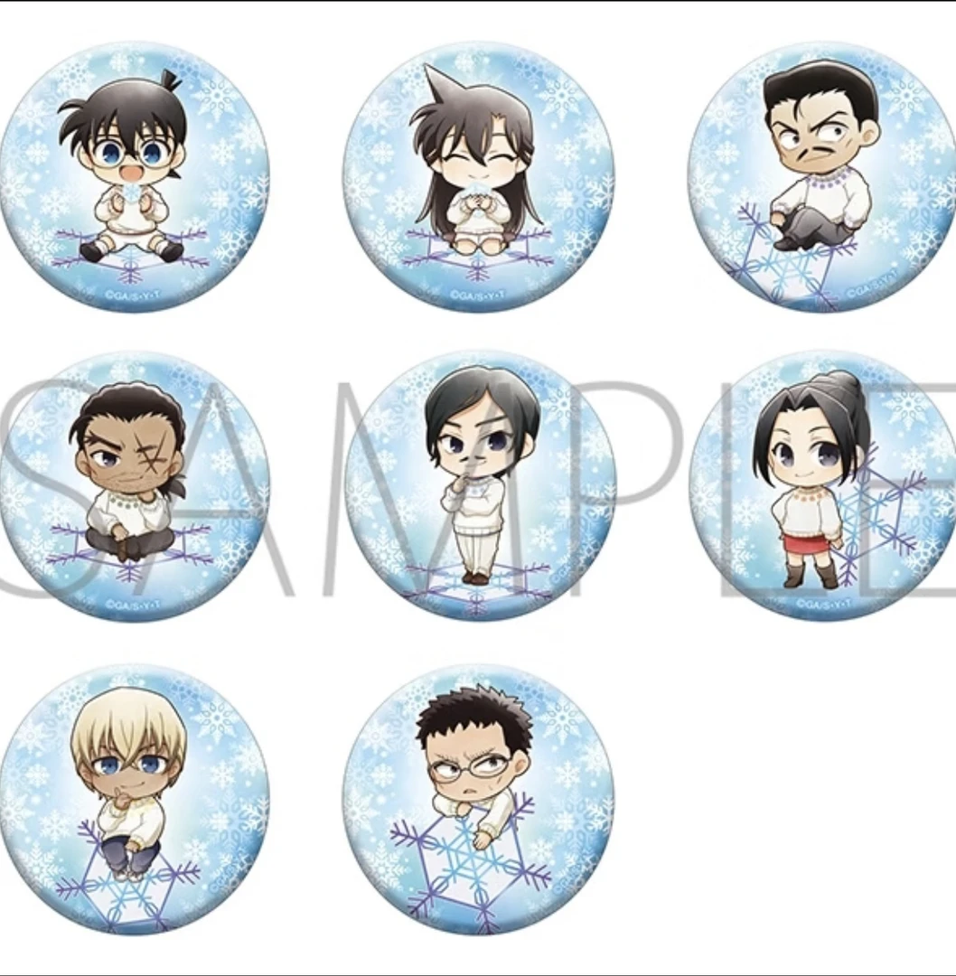 【名侦探柯南】movic 雪花Q吧唧系列