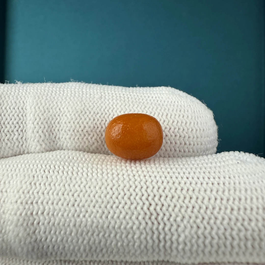 A8162天然原矿蜜蜡老蜡枣珠8.3*10.3mm支持复检假一罚十
