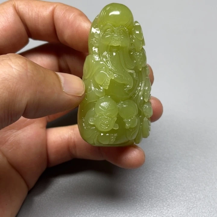 吊坠(不含链)未镶嵌和田玉呵*