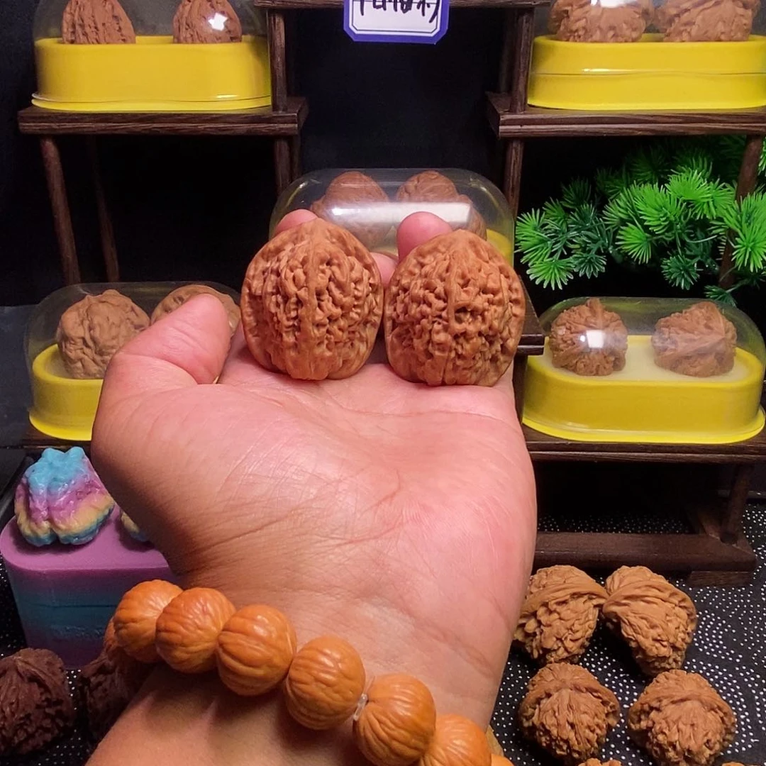 吊坠文玩核桃莲花40