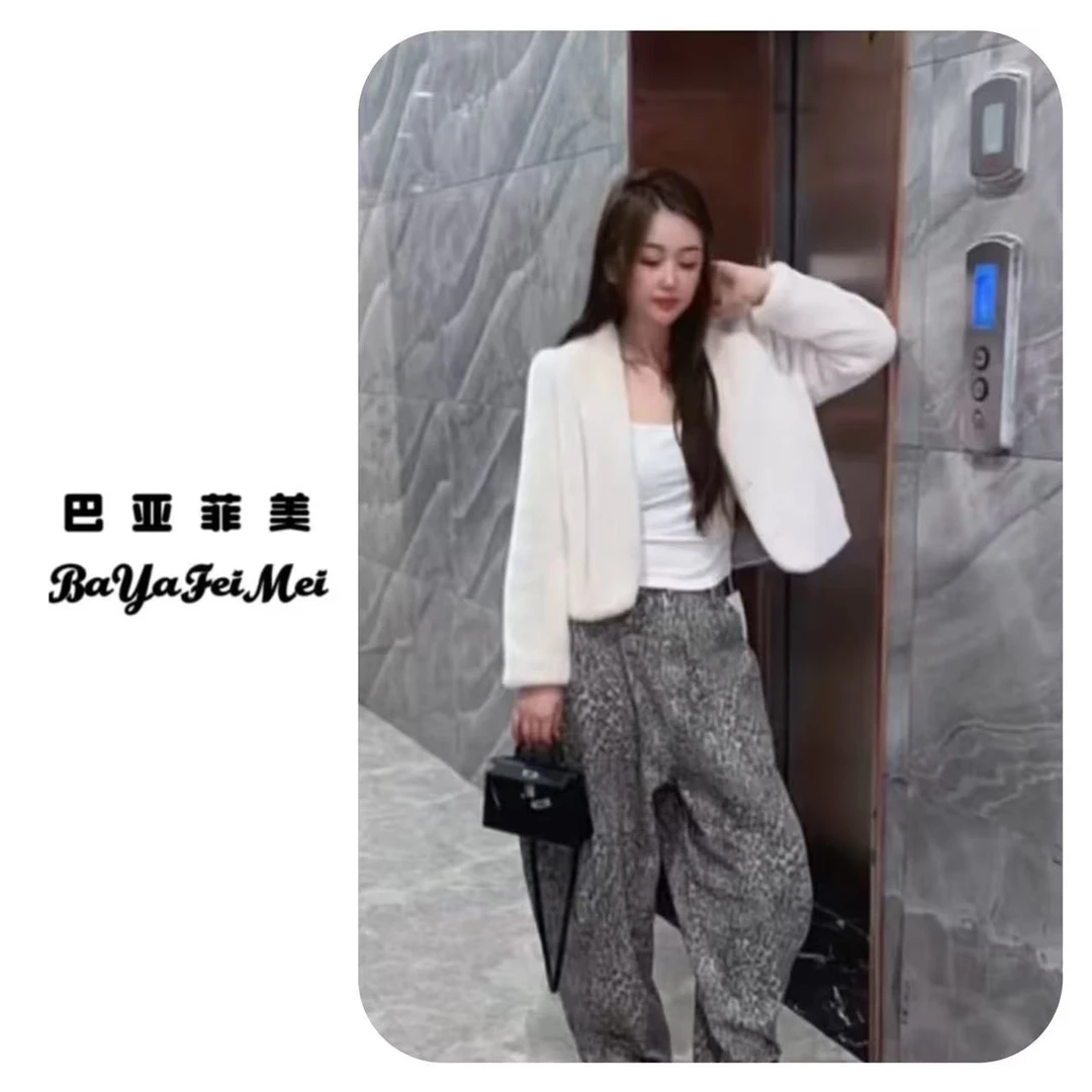 巴亚菲美MM【洋洋推荐】C7-02125新款百搭时尚气质潮流外套洋气