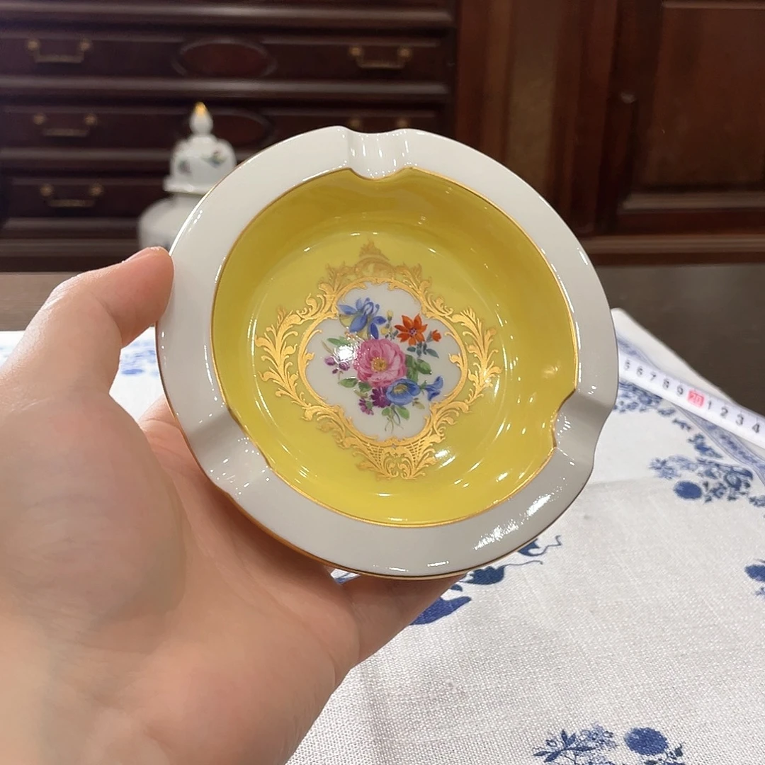 摆件中古一等黄色釉