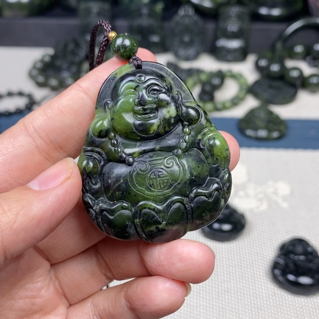 千***凝蛇纹石玉未镶嵌颈饰瑕疵福利