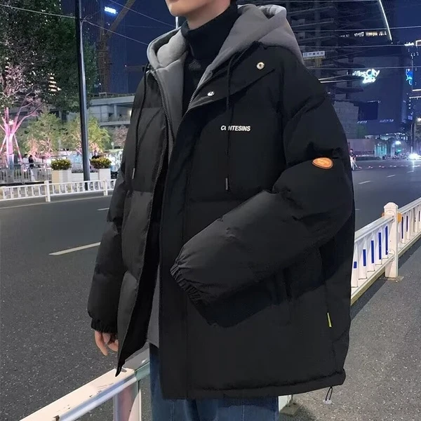 秋冬季加绒厚男士棉服装2024年新款棉衣外套男生棉袄面包情侣