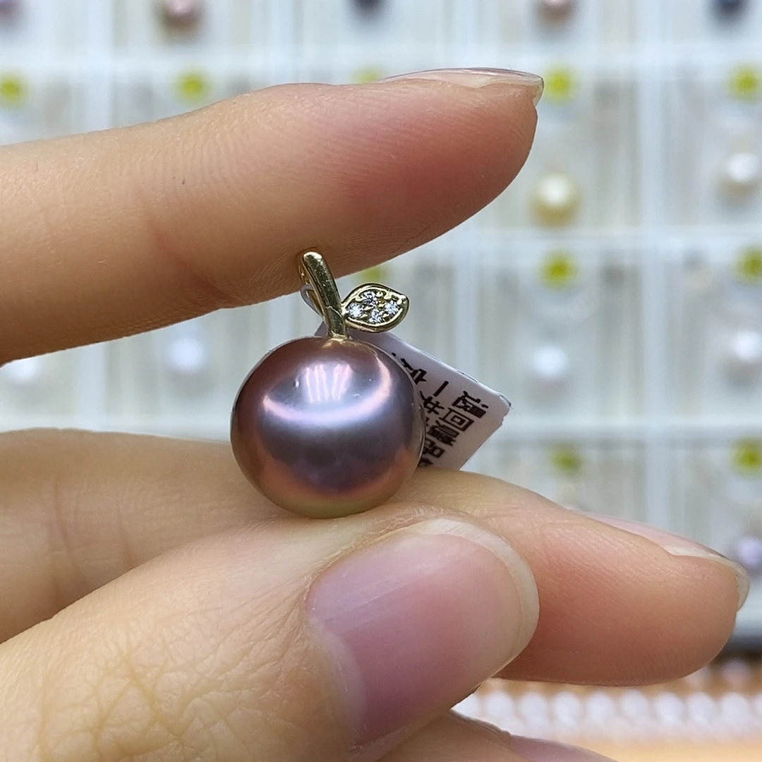 未镶嵌淡水珍珠吊坠(赠链)