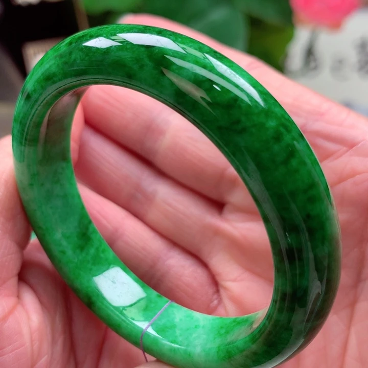 翡翠未镶嵌手镯天然翡翠手镯
