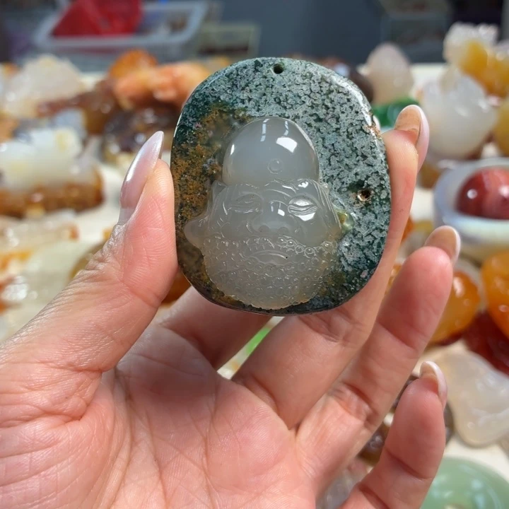 未镶嵌吊坠(不含链)玛瑙/玉髓