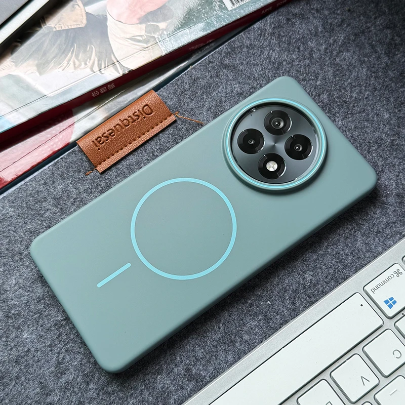 高级感细圈磁吸适用一加Ace5Pro手机壳新款Ace3超薄2肤感防摔硬壳