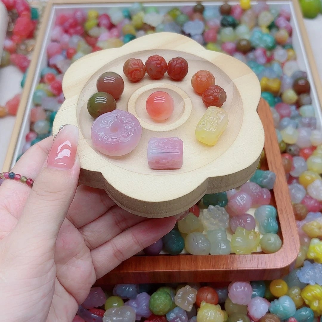 水***光未镶嵌手链玛瑙/玉髓盐源19