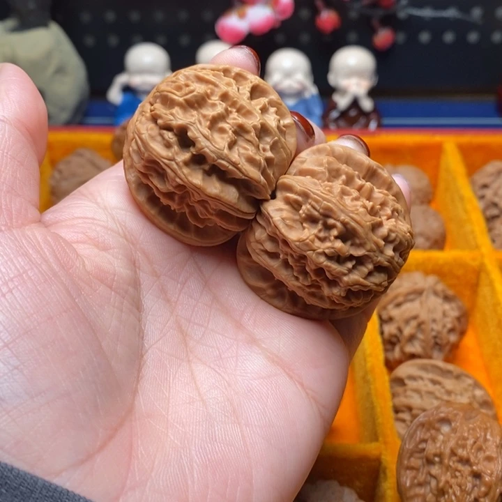 文玩核桃把件41白狮子