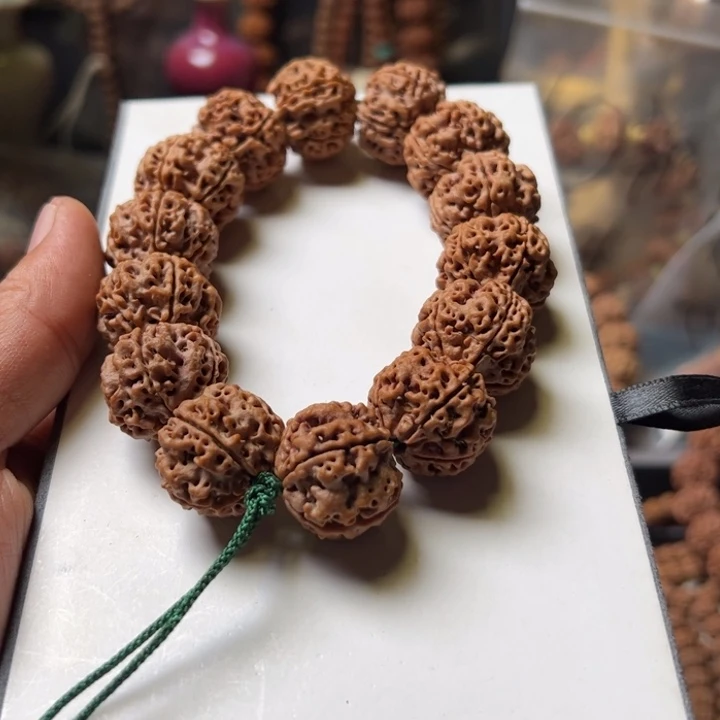 手串金刚菩提22➕安娜梅花双龙蜂窝