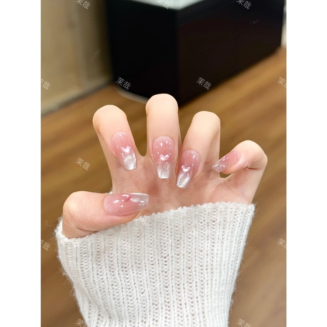 茉哉I【相濡以沫】纯手工定制美甲拆卸穿戴甲A5331