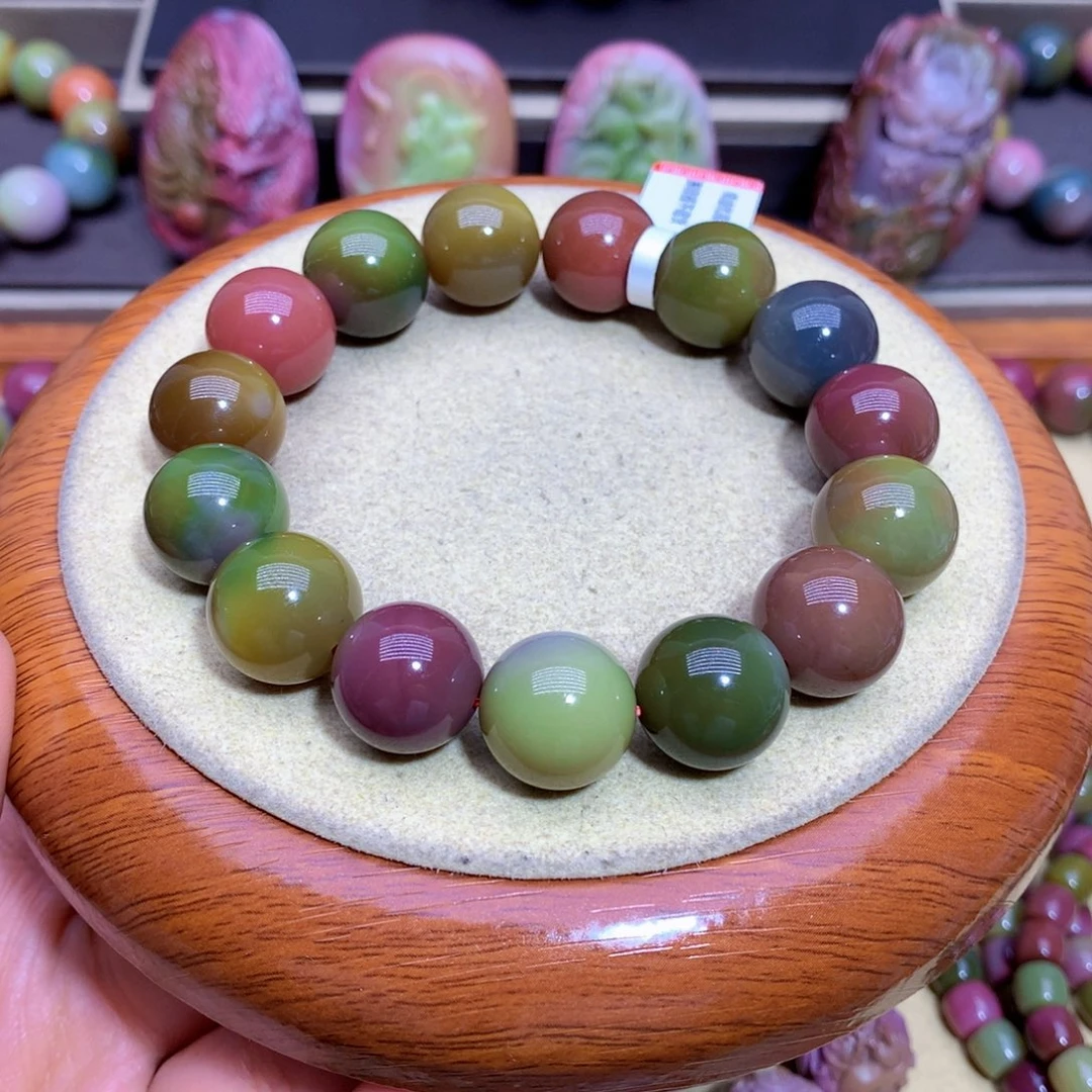 玛瑙手链未镶嵌好****）盐源