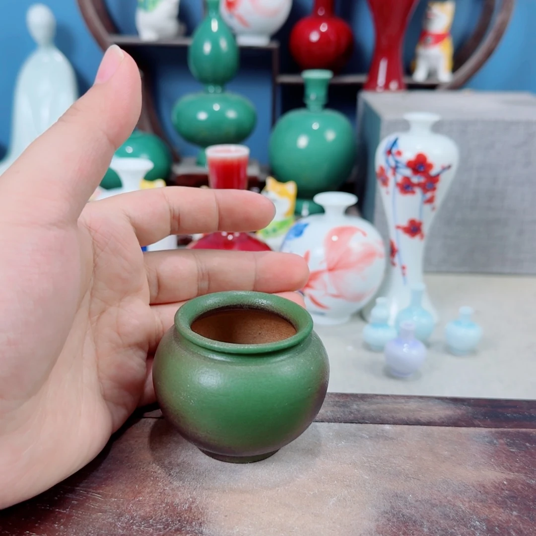 陶瓷手工小花器摆件