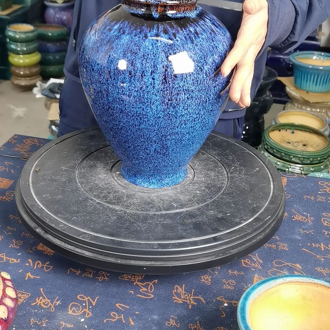 内口21高28石湾花盆默认微瑕