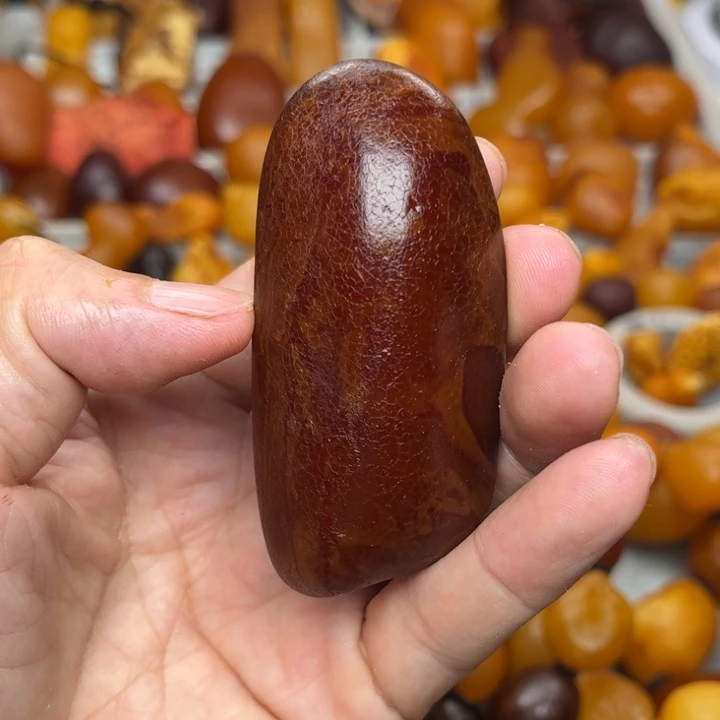 裸石琥珀未镶嵌天然蜜蜡吊坠