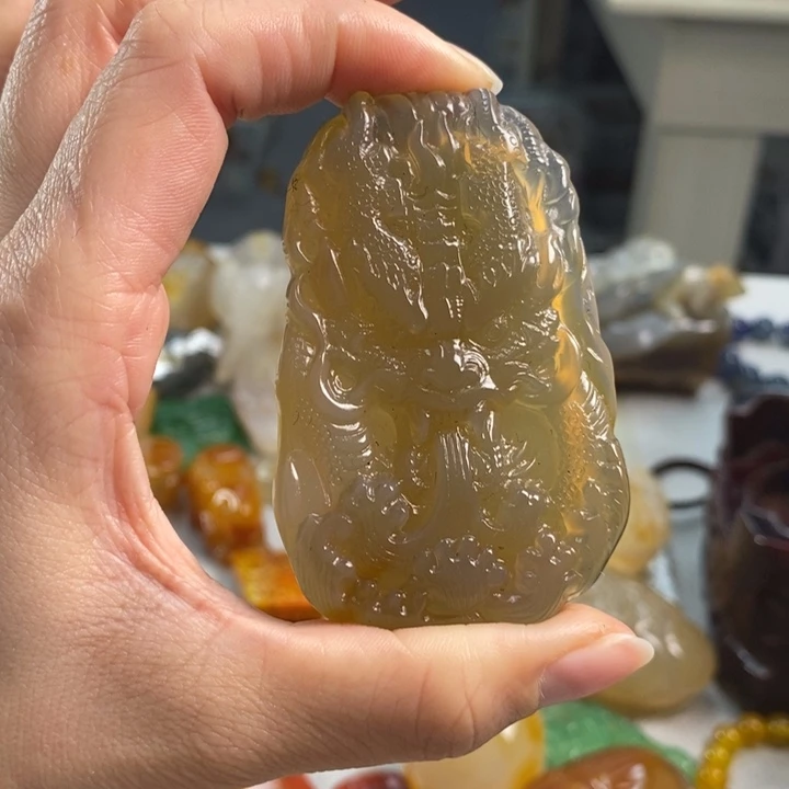 玛瑙/玉髓吊坠(不含链)未镶嵌