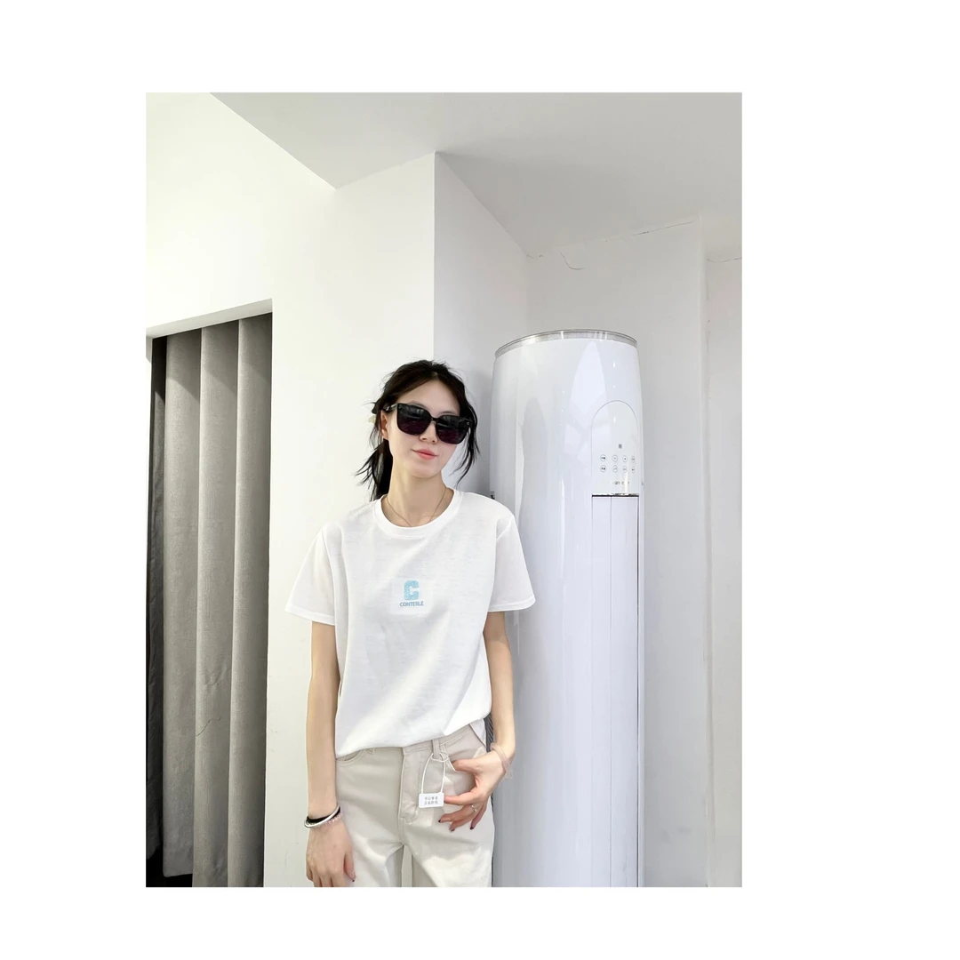 乔家女士丝光短袖C字款