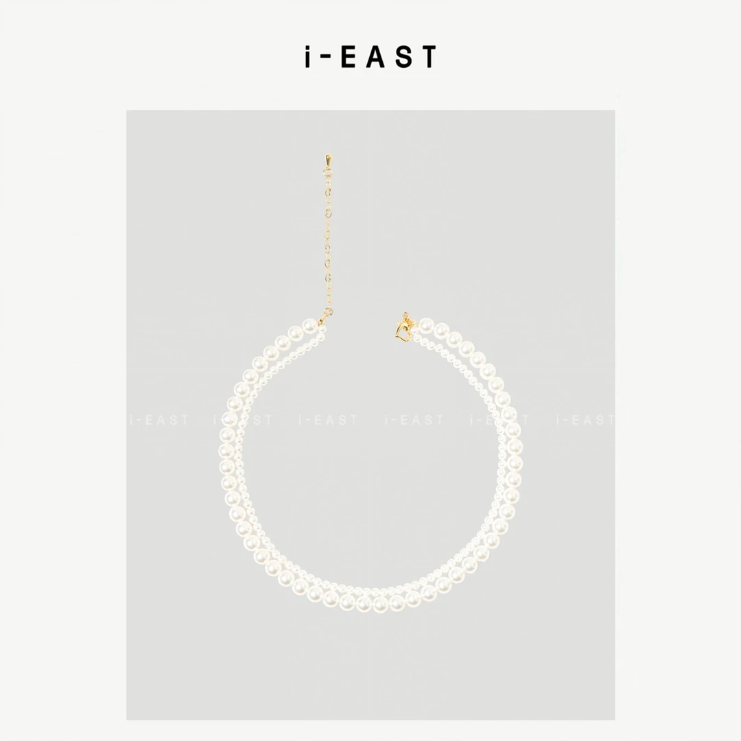 钛钢项链  i-EAST NN 玫瑰恋~个性时尚长链-5C PS8184