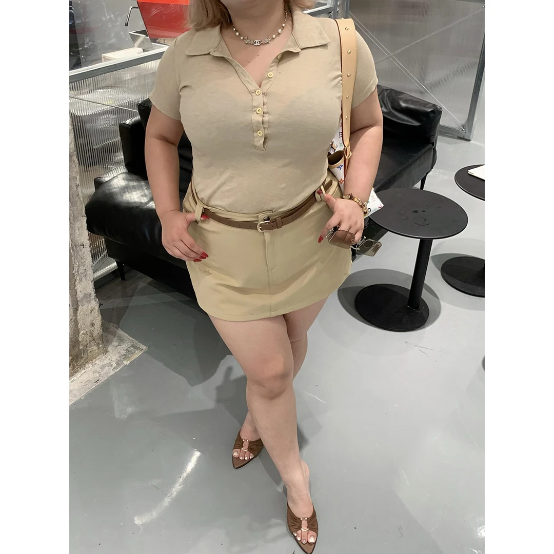 全球花【卡其色腰带】大码加长120cm腰带时尚百搭细腰针扣裤腰带女